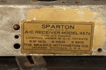 Rare Sparton 457X ’Euro Sled’ Radio Blue Mirror - Walter Dorwin Teague Design